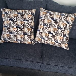 Geometric Patterned Throw Pillows